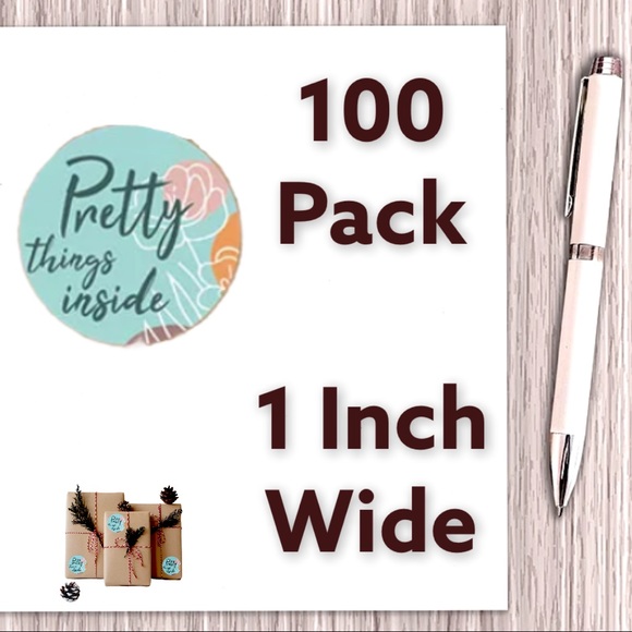 CLEARANCE 100 Pretty Things Inside Stickers - Picture 2 of 2
